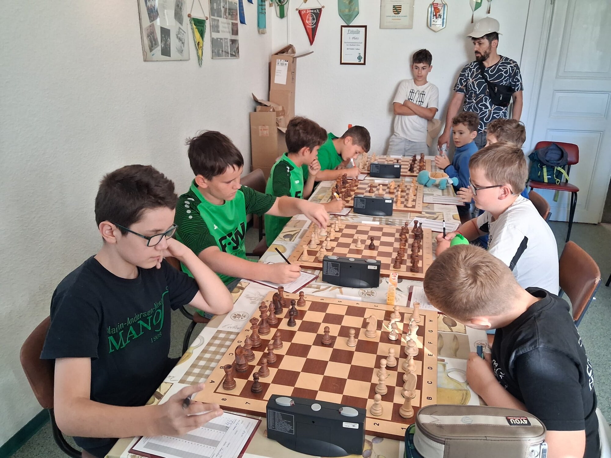 Die U12 des SV Freital bei der 1. BMM-Runde gegen den SK Heidenau